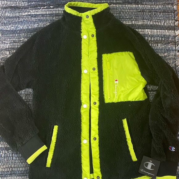 champion fuzzy jacket